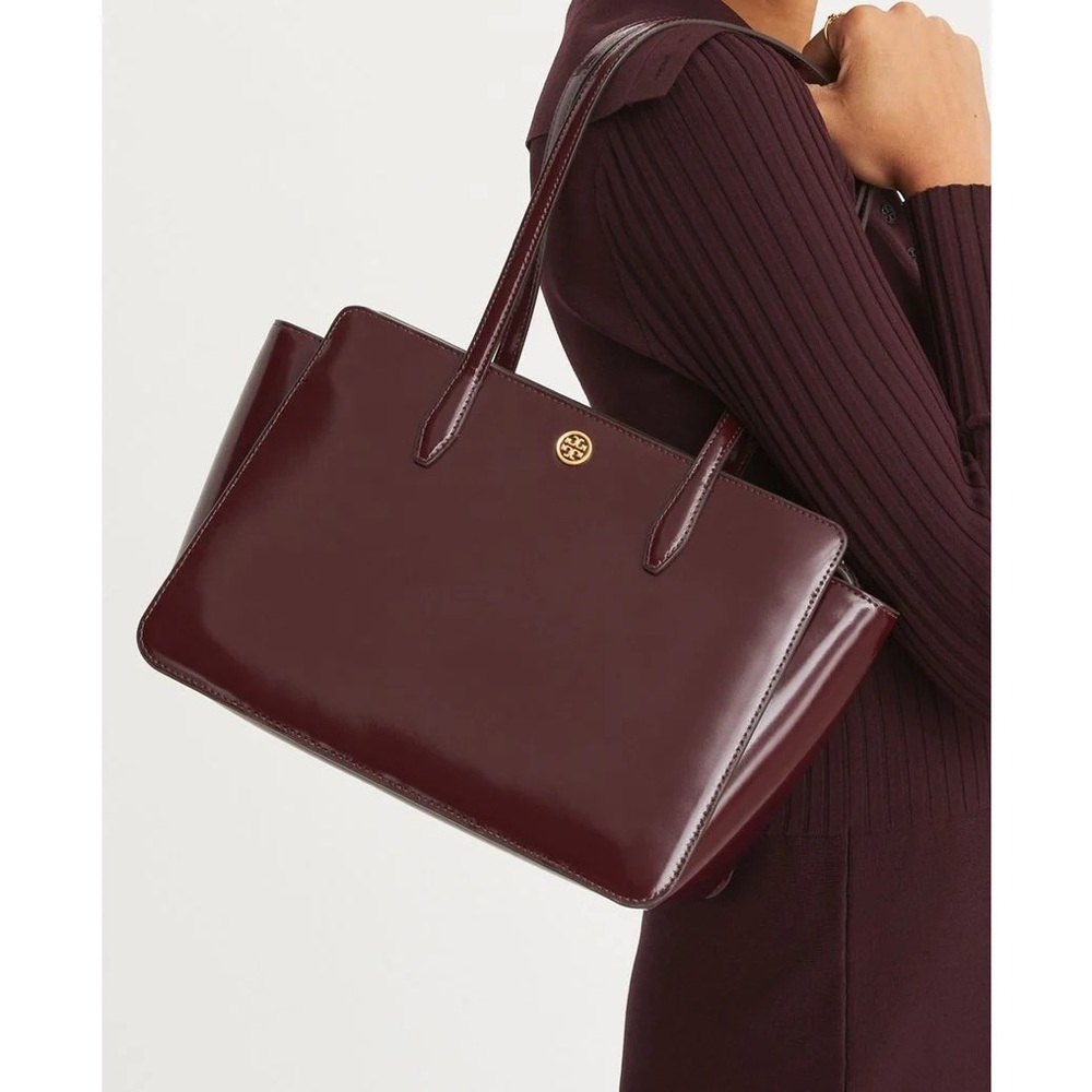 Robinson Shiny Leather Tote Bag